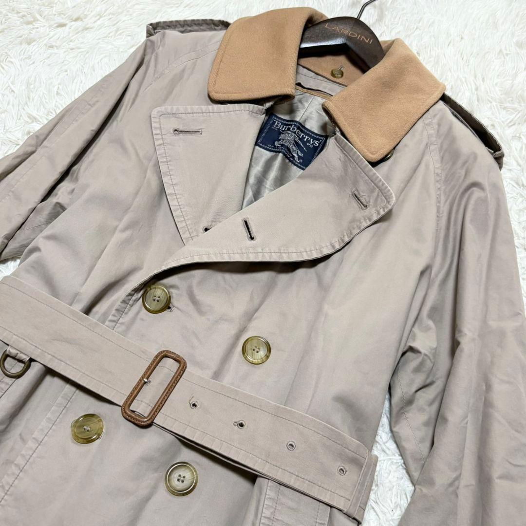 美品 バーバリーズ トレンチコート 2枚襟 ライナー付き ノバチェック