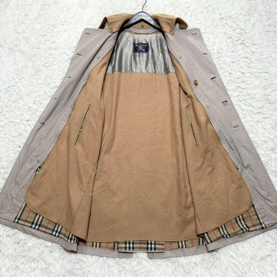 美品 バーバリーズ トレンチコート 2枚襟 ライナー付き ノバチェック