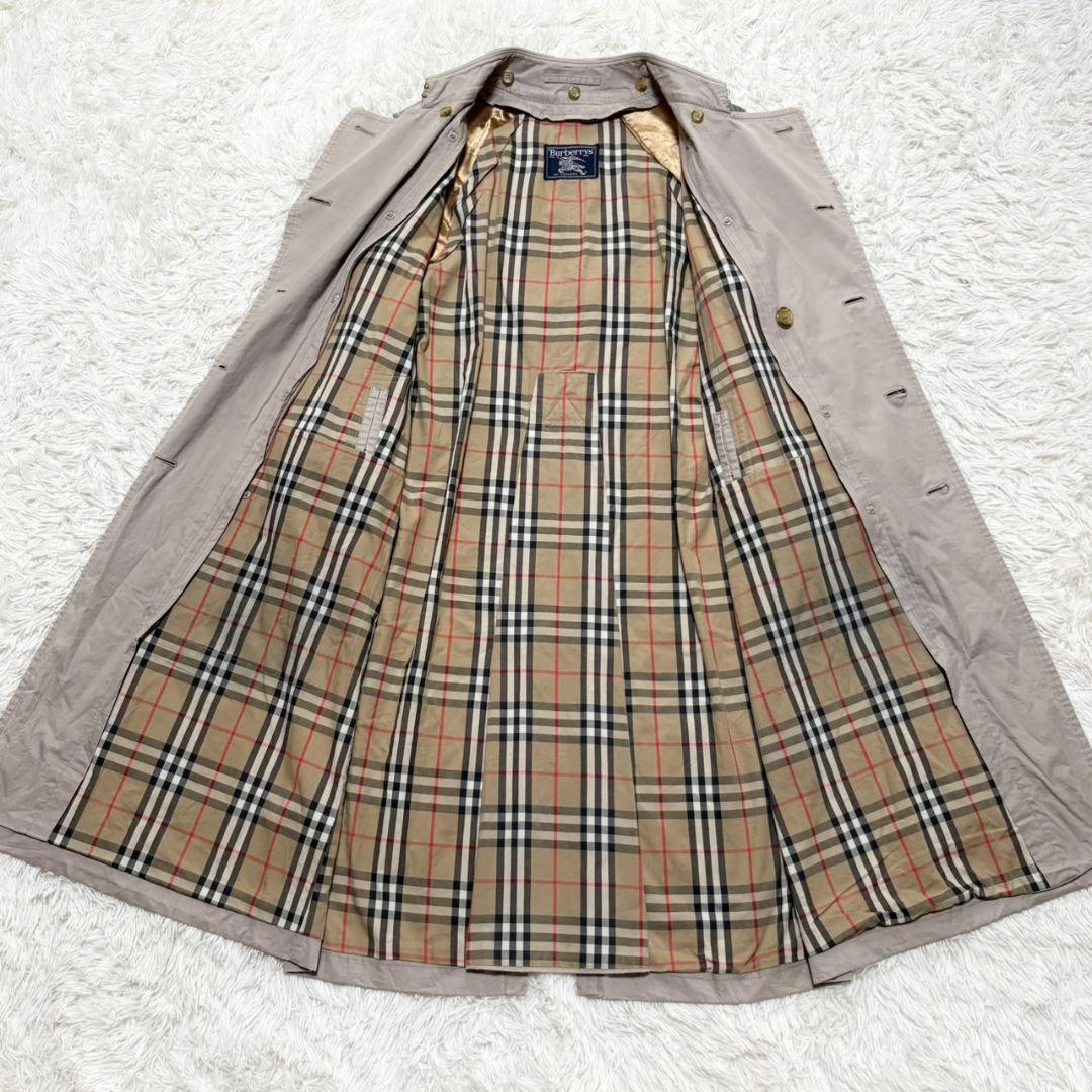 美品 バーバリーズ トレンチコート 2枚襟 ライナー付き ノバチェック