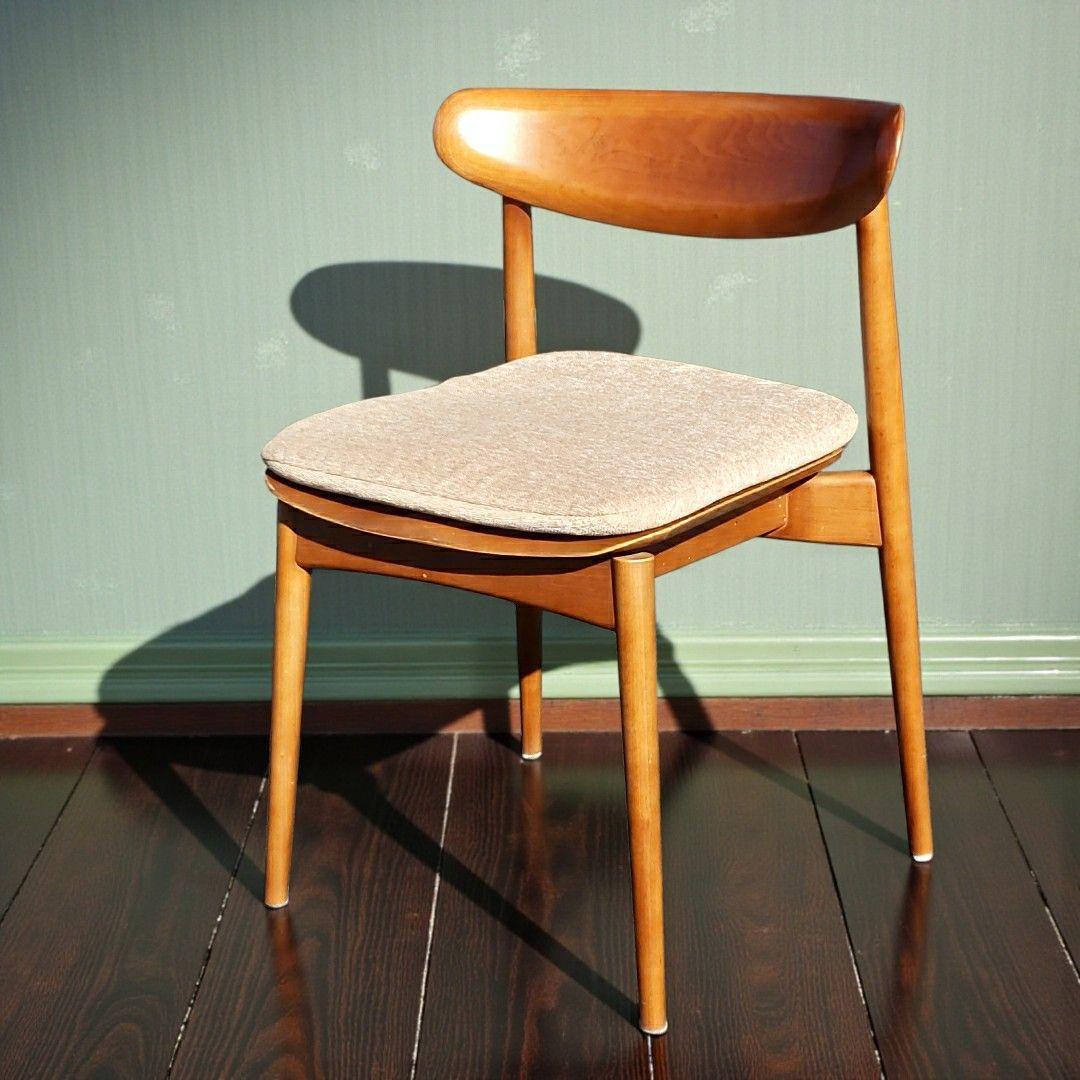 純正クッション付 HIDA SEOTO ダイニングチェア KD201B ①