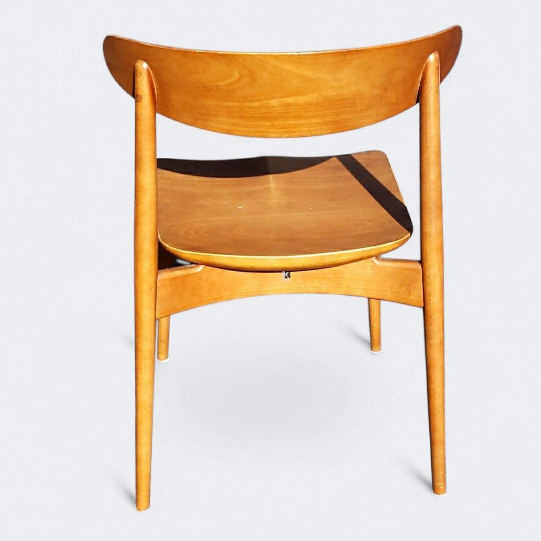 純正クッション付 HIDA SEOTO ダイニングチェア KD201B ①