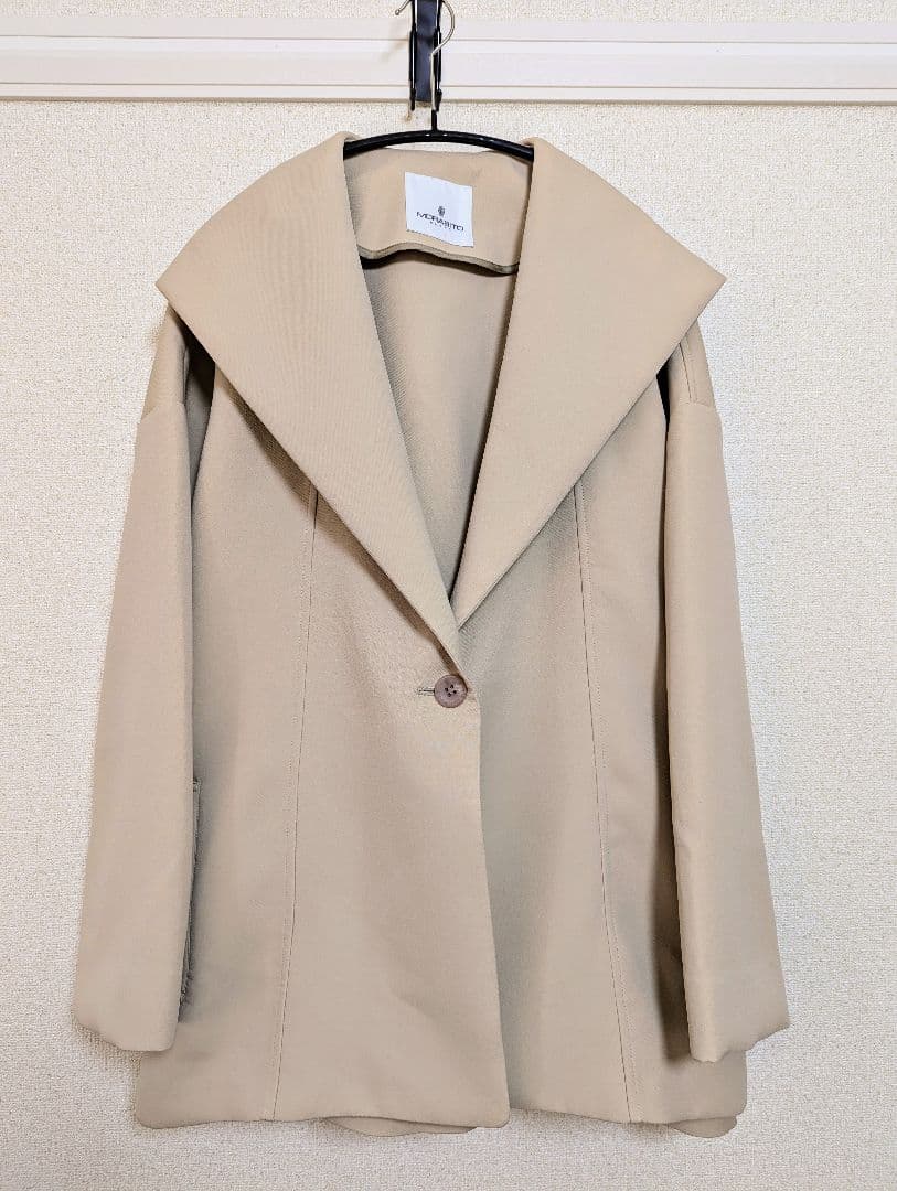 【新品タグ付き】MORABITO BLANC フード付コート 定価¥86,900