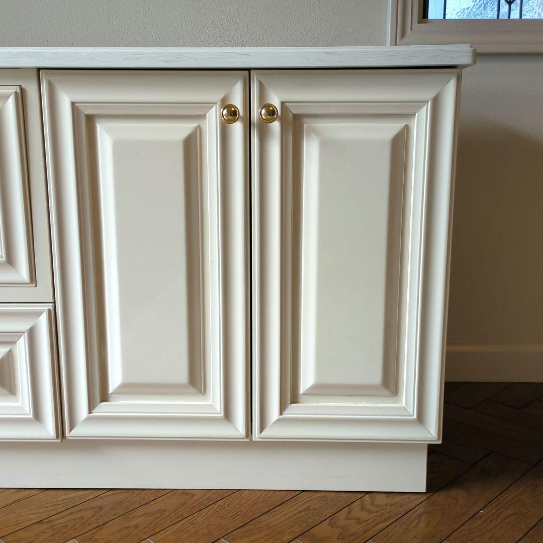 テレビボード　ホワイト　テレビ台 引き出し付き