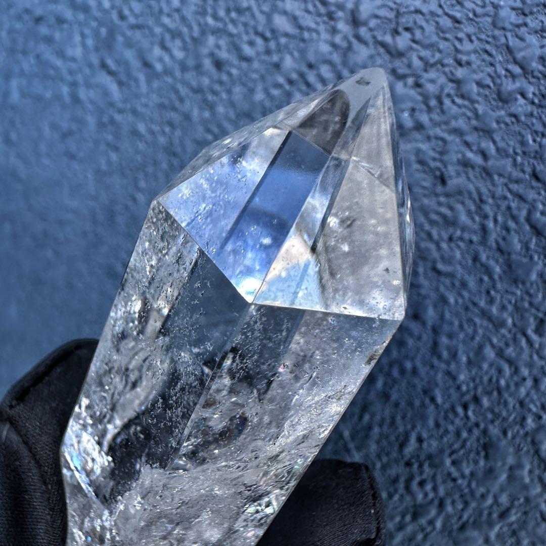 アゼツライト☆レインボー☆ヒマラヤ水晶六角柱パワーストーン天然石 原石A1315