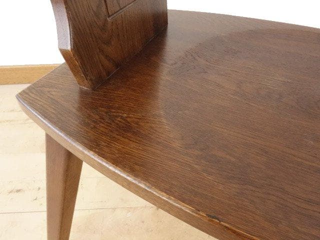 勇峰工芸　チロル　イス①　チェアー　ナラ材家具　 旭川家具　再塗装済　ＵＳＥＤ