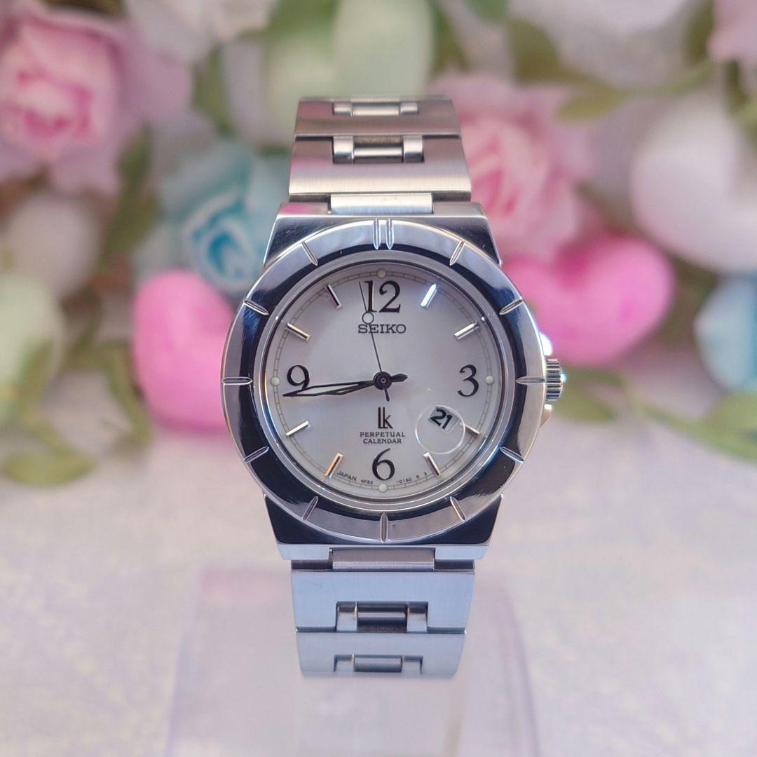 値下げ中❗️セイコーLUKIAルキアSEIKO レディース腕時計4F32シルバー