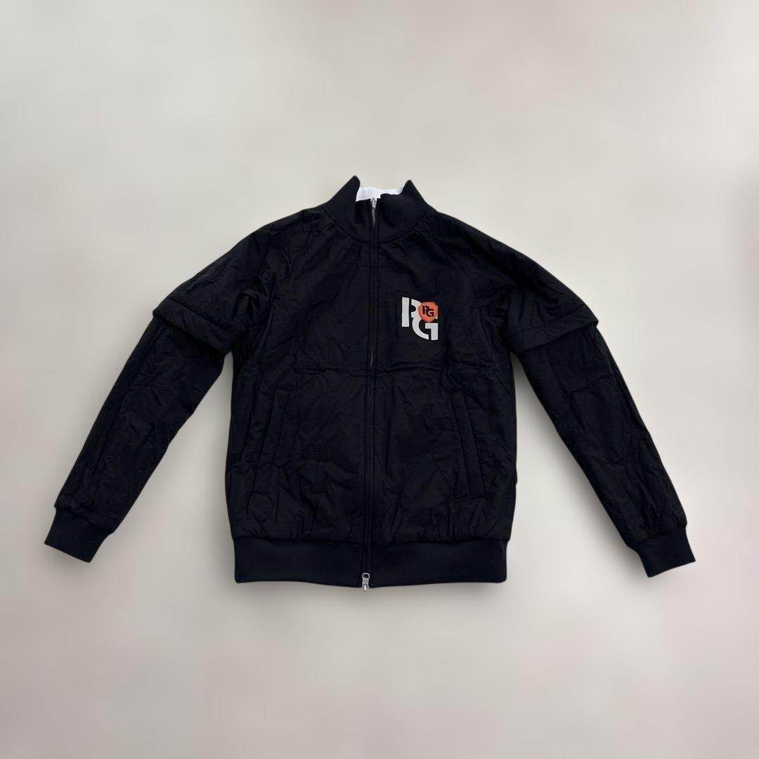 パーリーゲイツ 4wayリバーシブル中綿ブルゾン　黒×白　新品未使用　０