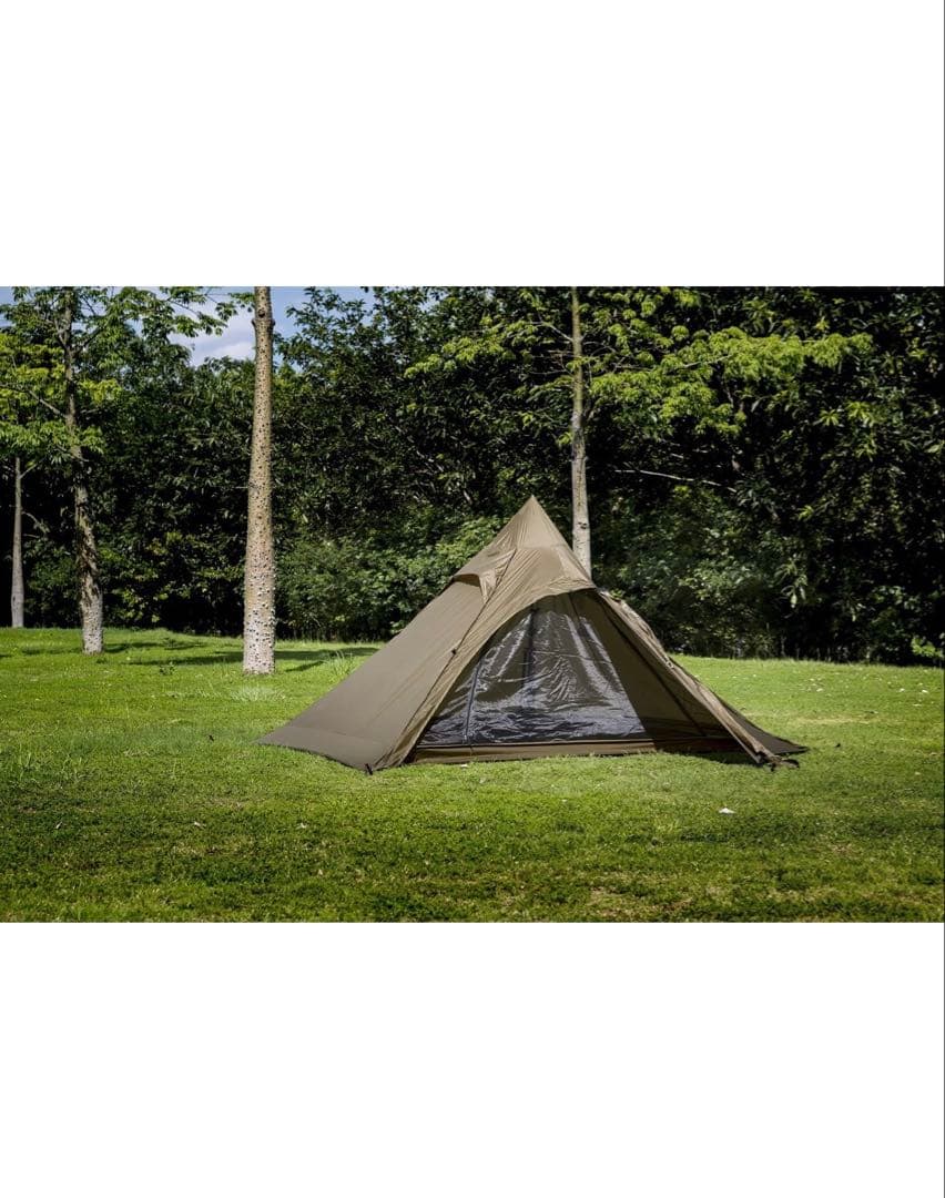 OneTigris TIPINOVA 本格ダブルテント 軽量 (ブラウン)