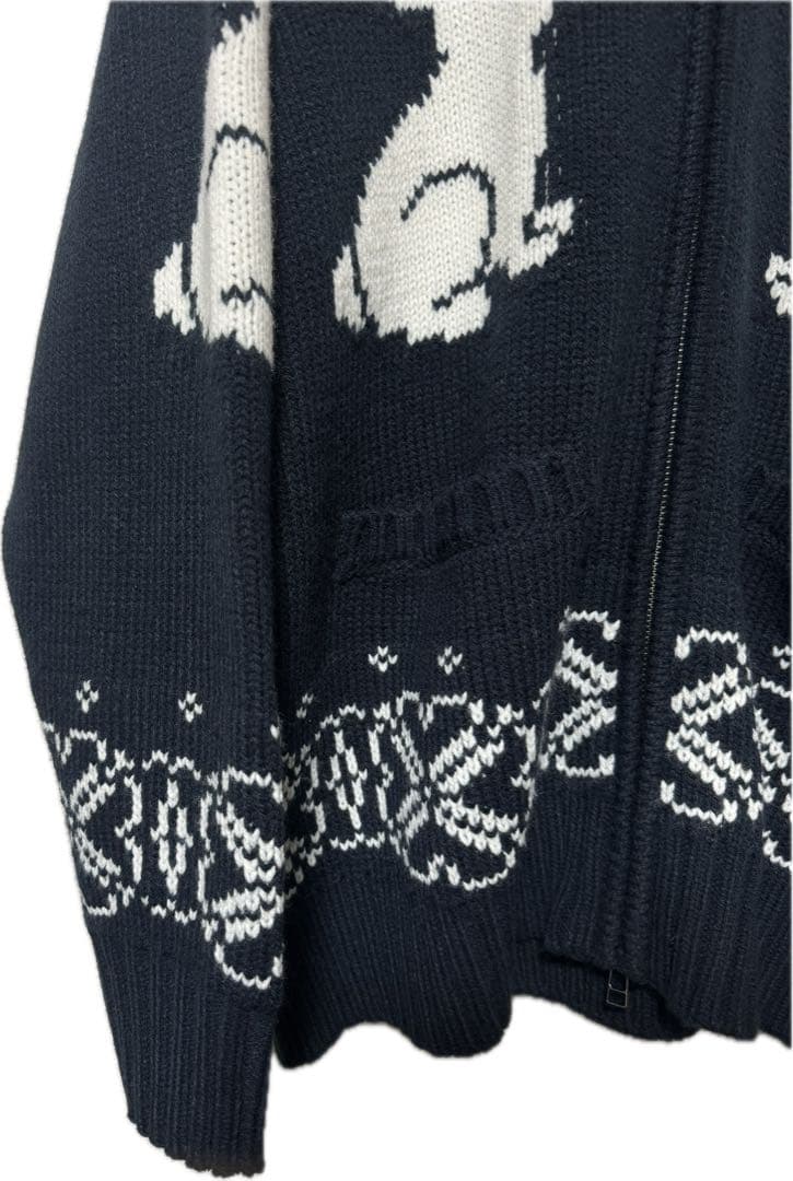 GU rokh フルジップニットジャケット