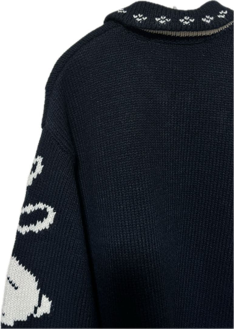 GU rokh フルジップニットジャケット