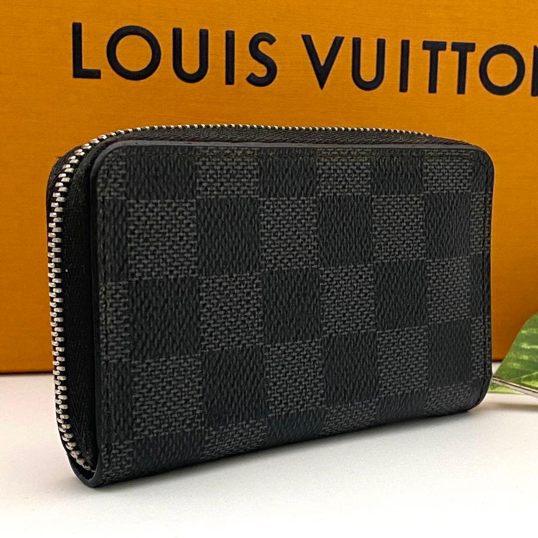 ルイヴィトン ダミエ グラフィット ジッピー パース 小銭入れ ブラック
