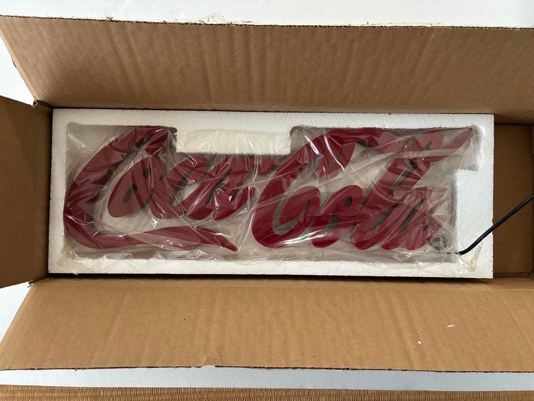 コカ・コーラ　LED ミニレタリングサイン　coca cola