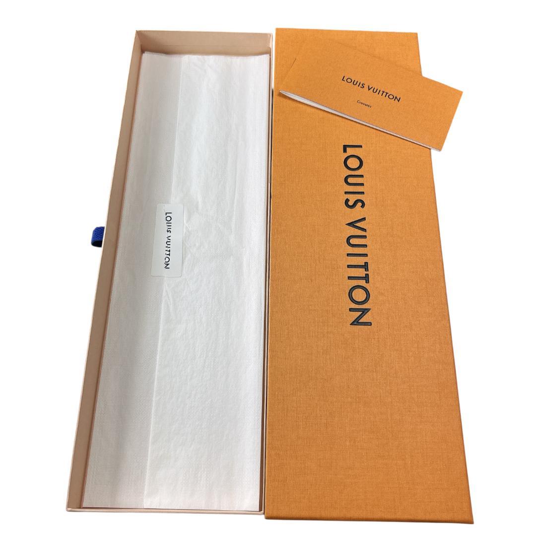 LOUIS VUITTON ネクタイ ボルドー モノグラム ストライプ 箱付き