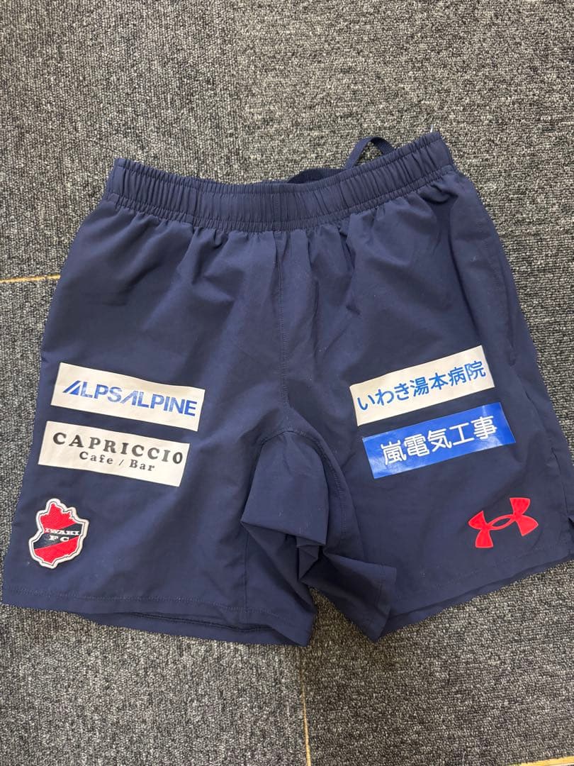 いわきfc　支給品　チームウェア 長袖シャツショートパンツセット