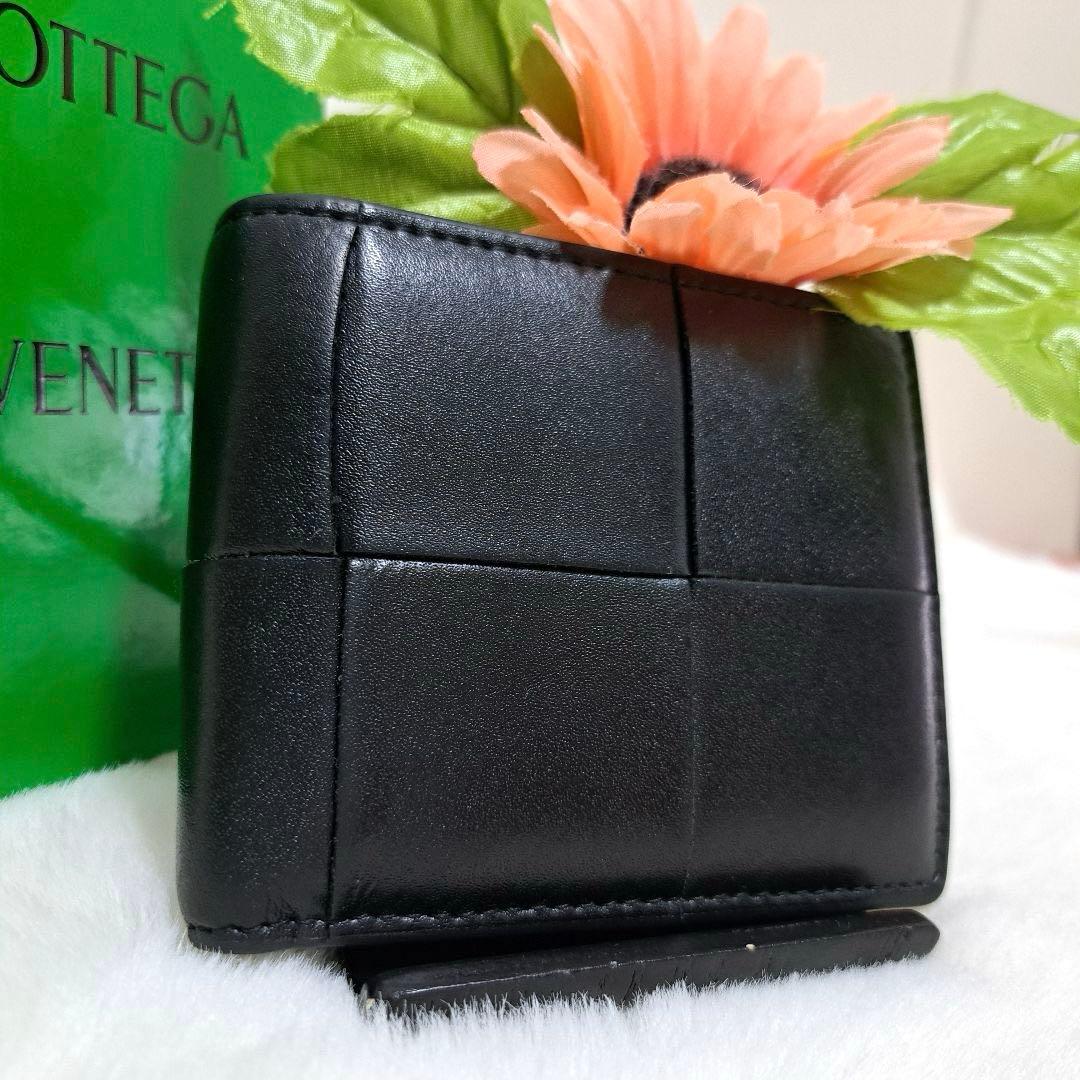 아자아자 ✨極美品　RFID搭載✨ボッテガ　二つ折り　カセット　小銭入れ