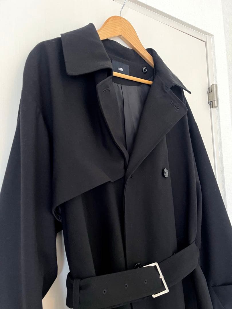 HARE/ハレ トレンチコート ブラック