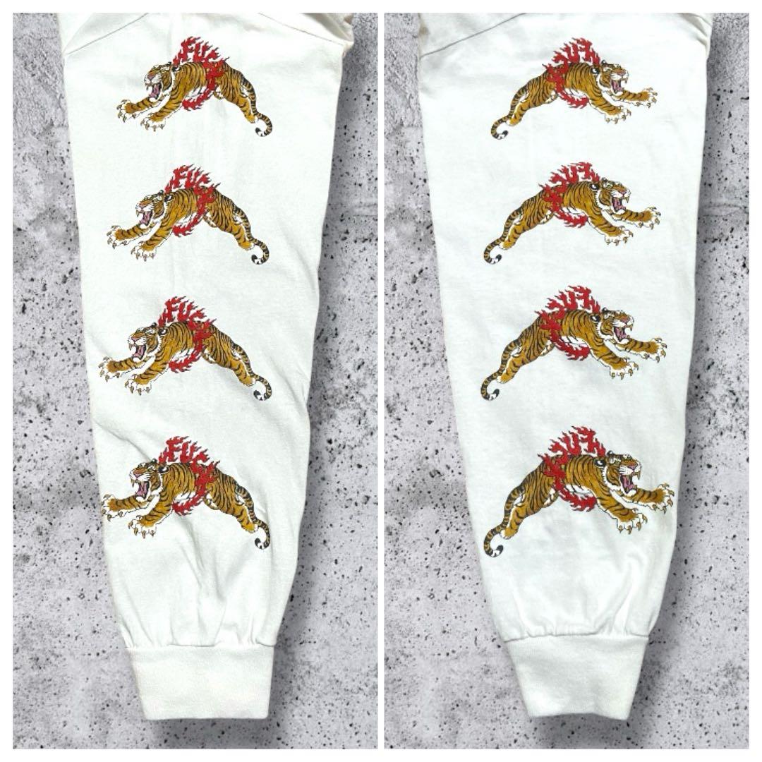 【入手困難コラボ・希少XL】ワコマリア×ティムリーハイ Tシャツ 白 タイガー