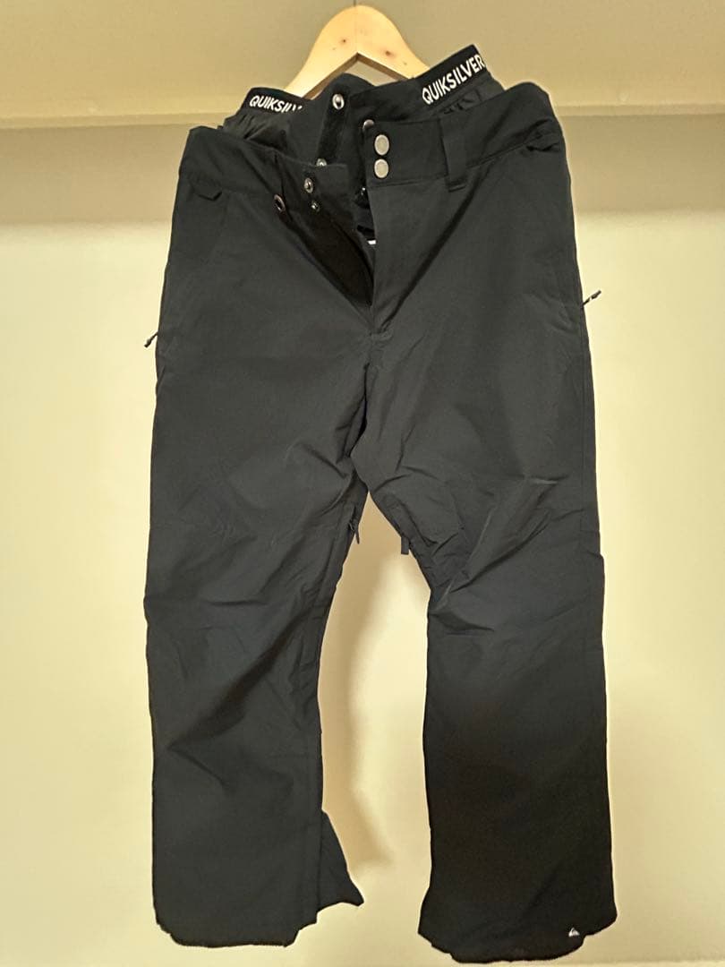 QUICKSILVER スノーボードパンツ ブラック