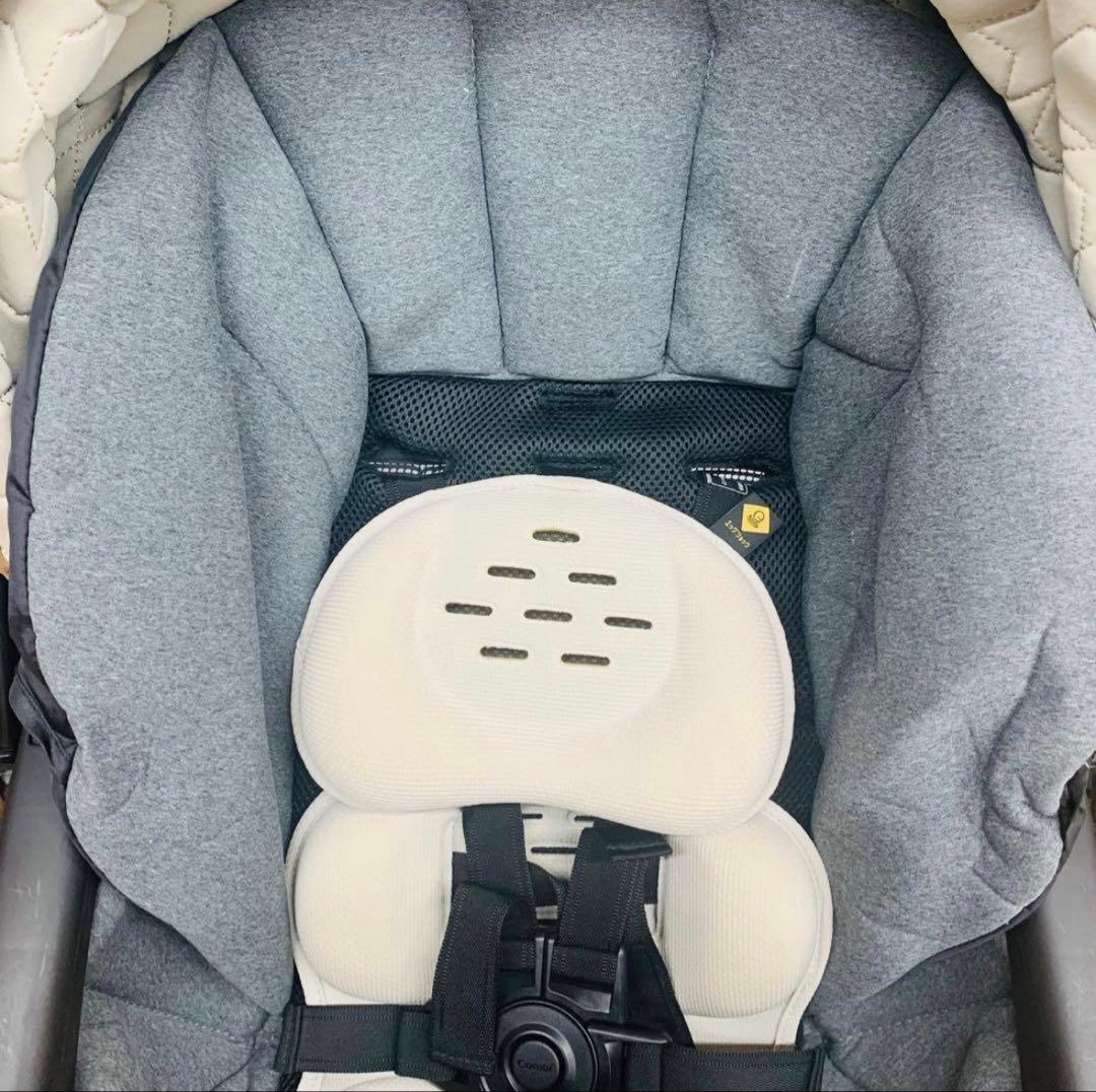 コンビ ホワイトレーベル スゴカルα 4キャス compact エッグショック