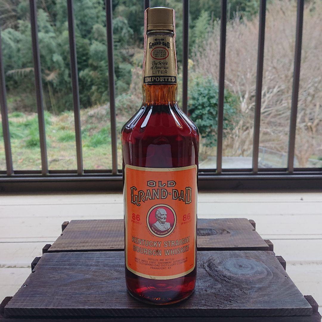 古酒 赤封紙 OLD GRAND-DAD 86proof 1000ml 1本