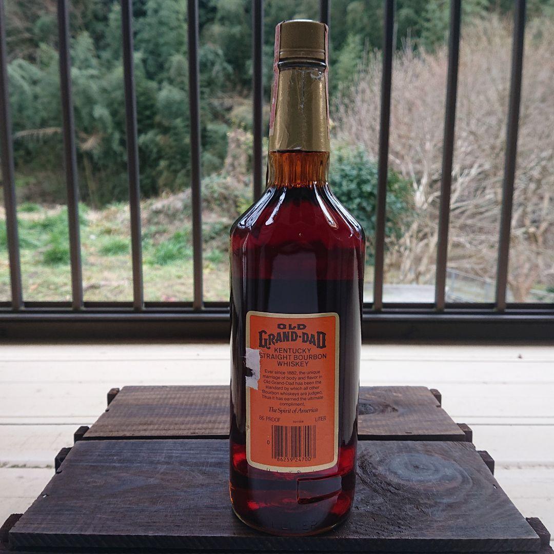 古酒 赤封紙 OLD GRAND-DAD 86proof 1000ml 1本
