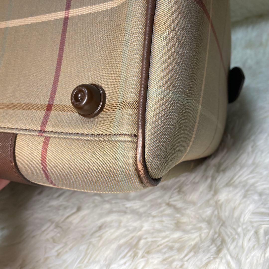 BURBERRY バーバリー ミニボストンバッグ メガノバチェック ヴィンテージ