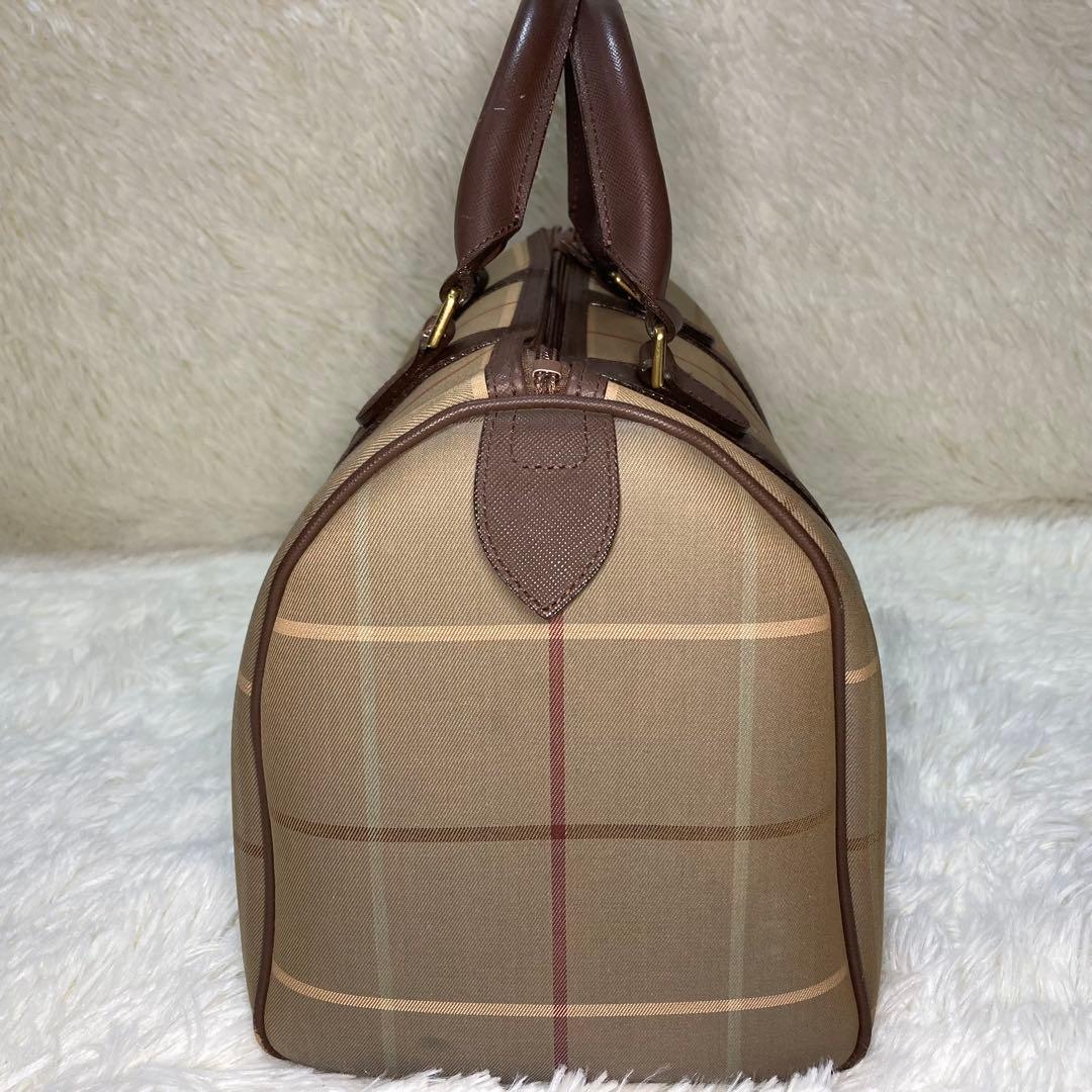 BURBERRY バーバリー ミニボストンバッグ メガノバチェック ヴィンテージ