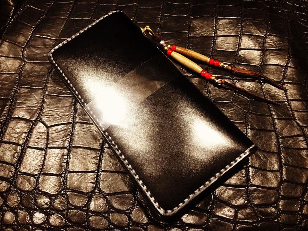 栃木レザー長財布 Gravy Leather ハンドメイド 高級ロングウォレット