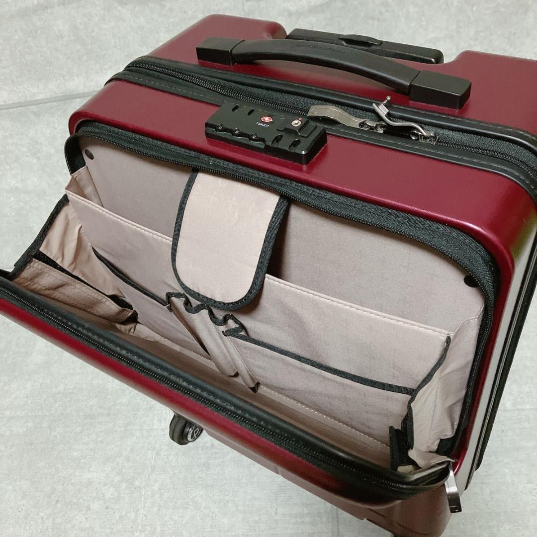 プロテカ マックスパスH2s スーツケース 40L ワインレッド 4輪 キャリー
