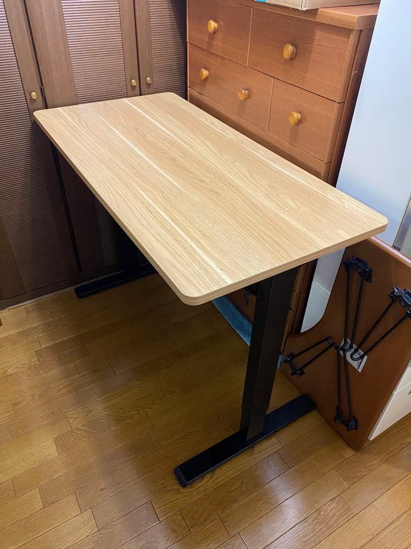 【美品】昇降デスク　昇降式　パソコンデスク
