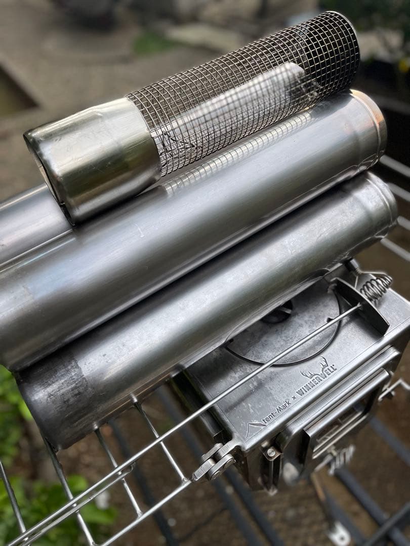 美品 tent-Mark x WINNERWELL 薪ストーブ サイドビュー L