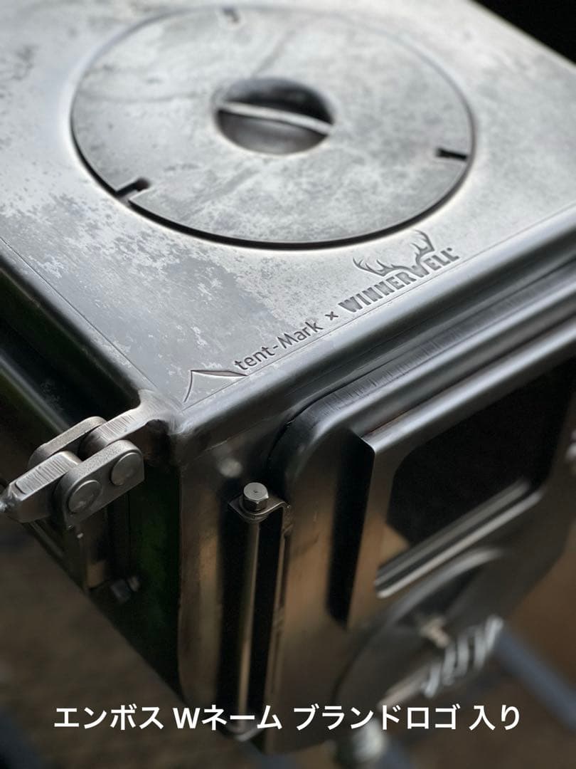 美品 tent-Mark x WINNERWELL 薪ストーブ サイドビュー L
