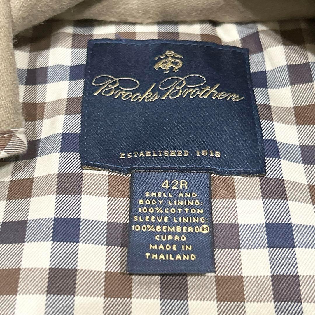 未使用✨　ブルックスブラザーズ　最高級　トレンチコート　42 ライナー　カシミヤ