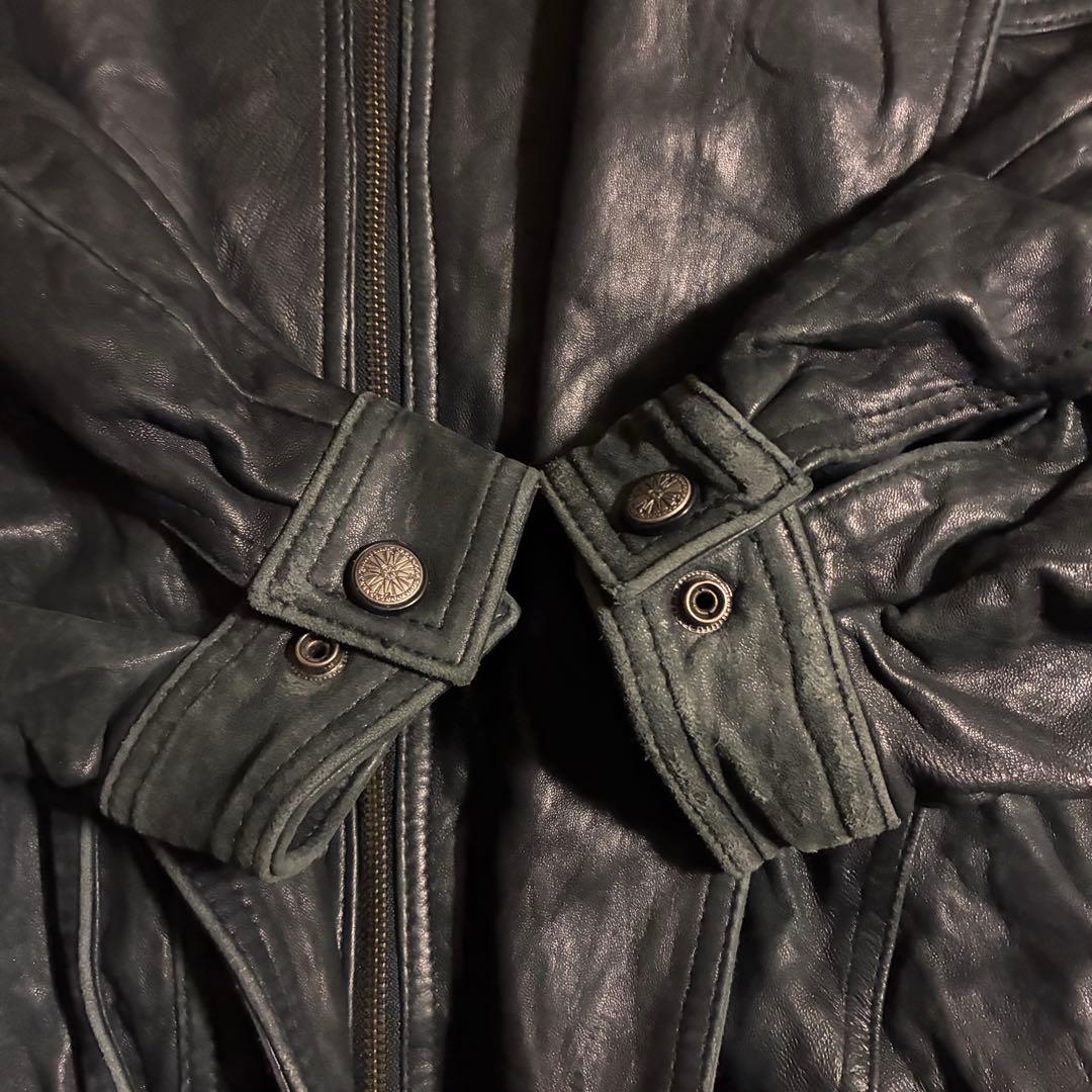 【希少】90s TANNERY WEST ヴィンテージ リアルレザージャケットM