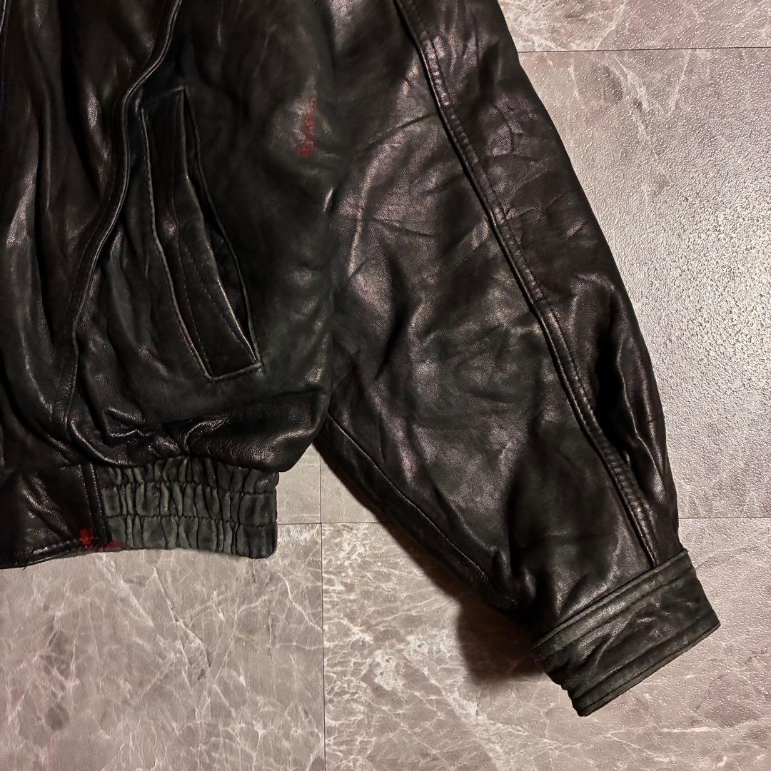 【希少】90s TANNERY WEST ヴィンテージ リアルレザージャケットM