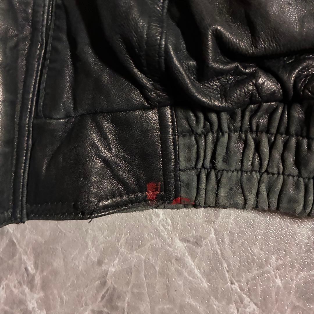 【希少】90s TANNERY WEST ヴィンテージ リアルレザージャケットM