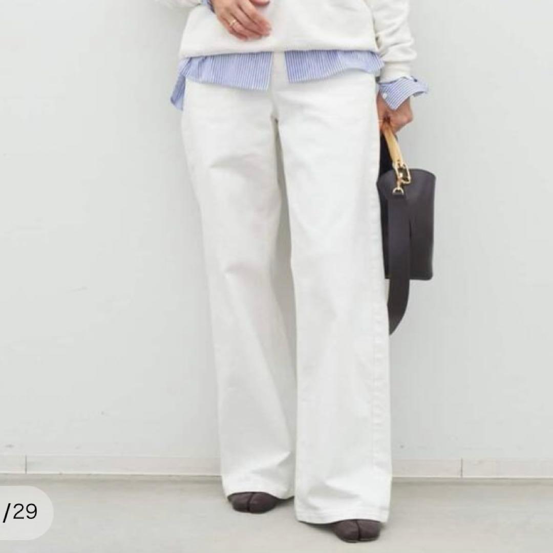 パンツ EVERYDAY I LIKE. Loose Jeans (white) 38