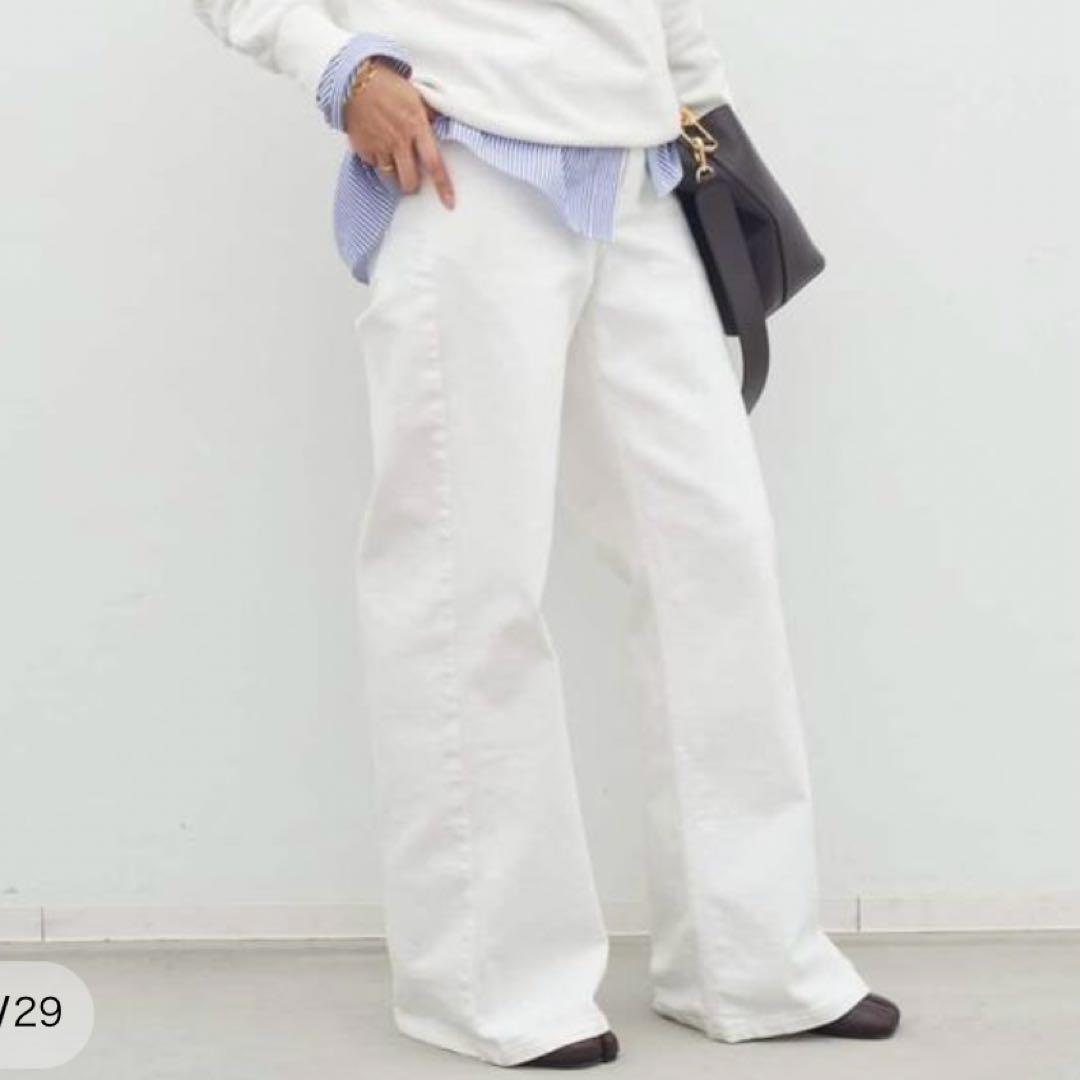パンツ EVERYDAY I LIKE. Loose Jeans (white) 38