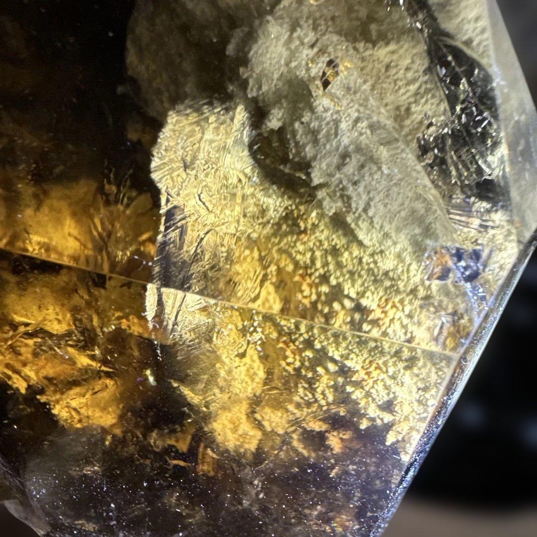 超高品質　ガーデンクォーツ　スモーキークォーツ　共生