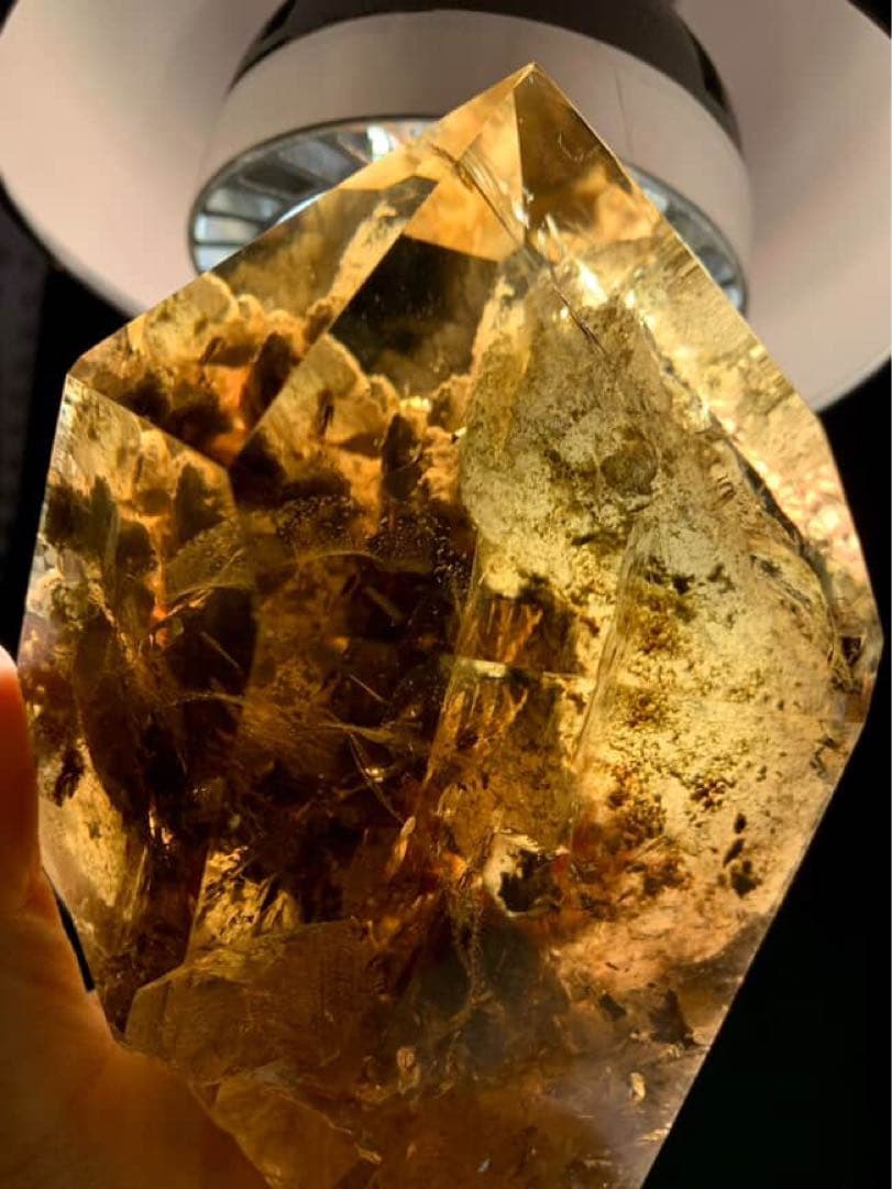 超高品質　ガーデンクォーツ　スモーキークォーツ　共生