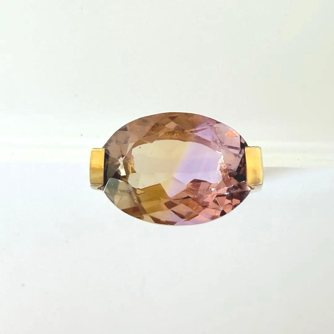 アルティーダウード [ancient]オーバルアメトリン リング　13号　925