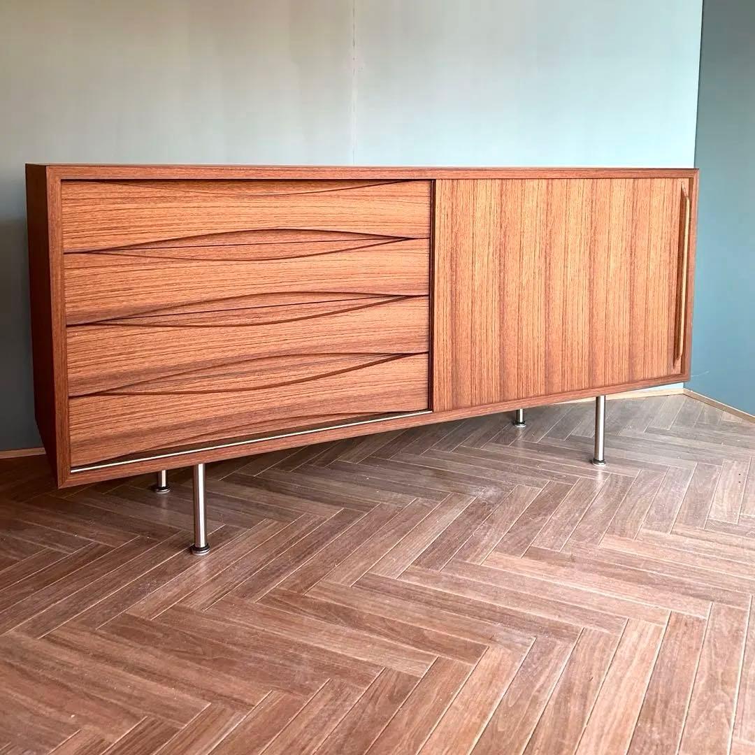 y*u様 チーク サイドボード チェスト 北欧 ミッドセンチュリー ビンテージ