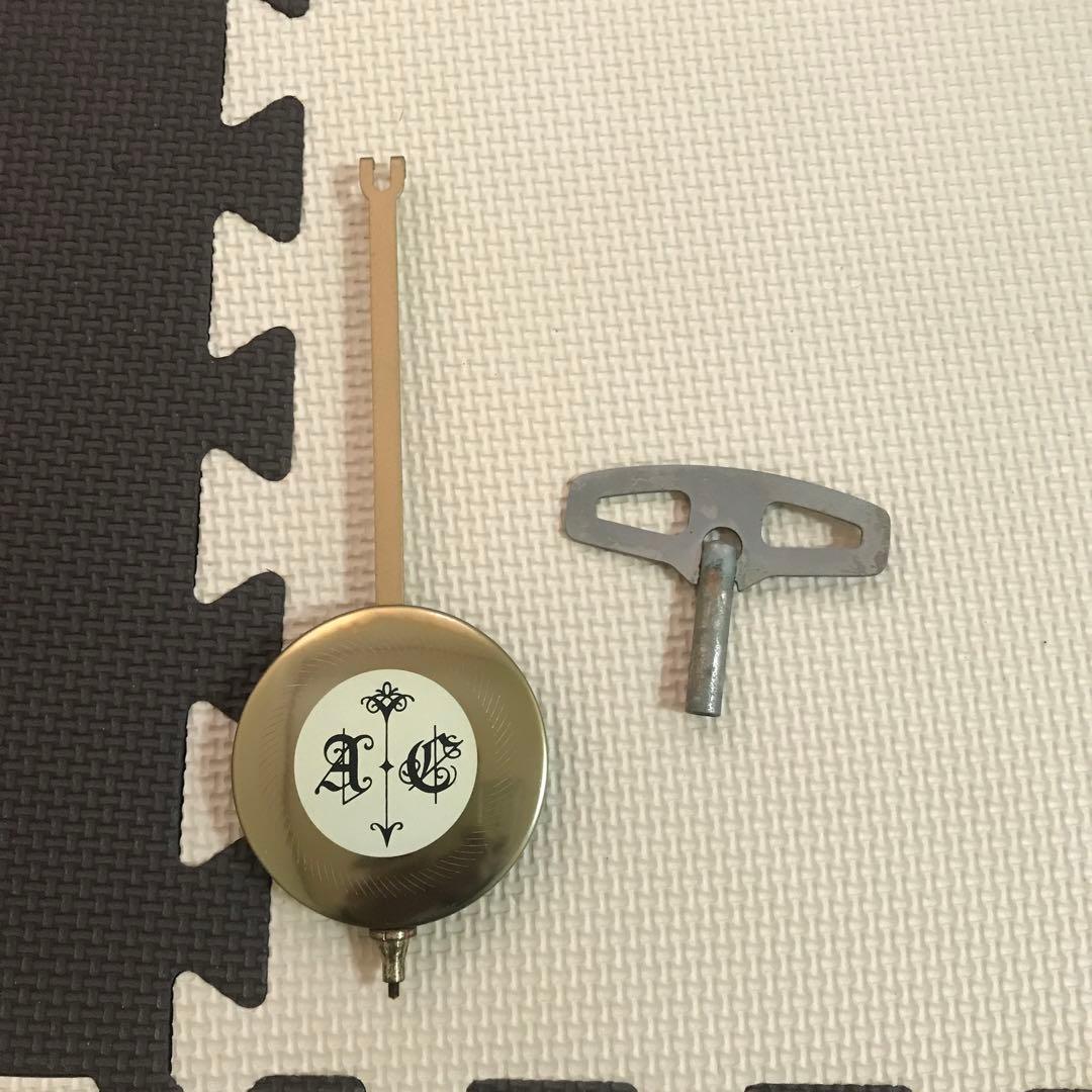 愛知時計電機　ゼンマイ式掛け時計　振り子時計　日本製　昭和レトロ