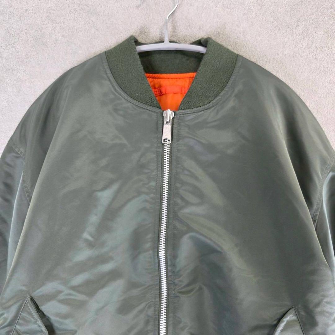 希少 OLD UNIQLO 肉厚 短丈 MA-1 MA1 ボンバージャケット