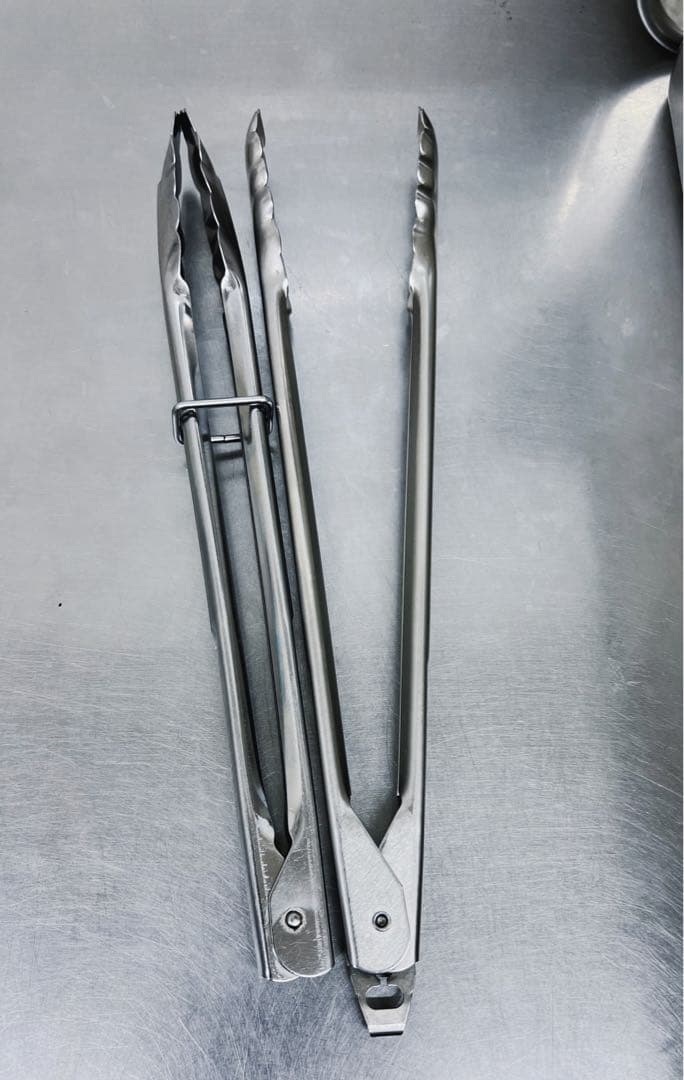 【まとめ売り】ステンレス深型組バット 、角バット（網付き）、トングなど