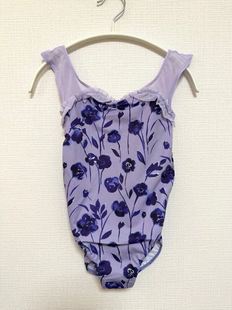 ♡stina♡Jr.M140-150 花柄レオタード 子供用