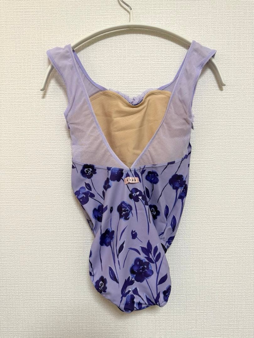 ♡stina♡Jr.M140-150 花柄レオタード 子供用