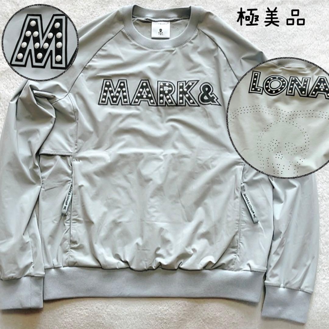 極美品　マークアンドロナ 　ストレッチ　ナイロン　スニード　スカル　スタッズ