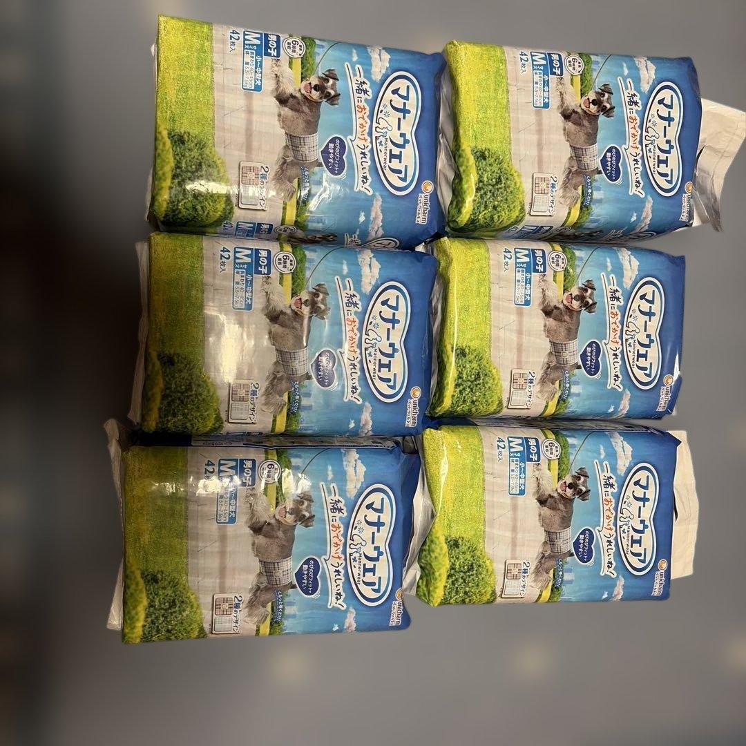 マナーウェア 男の子用 Mサイズ 42枚入り✖️６パック