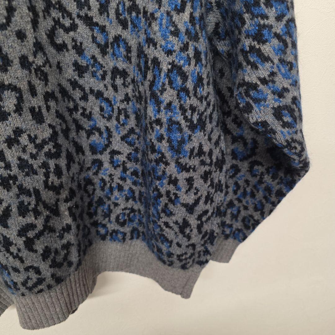 2025aw ワコマリア LEOPARD レオパードモヘアカーディガン　L